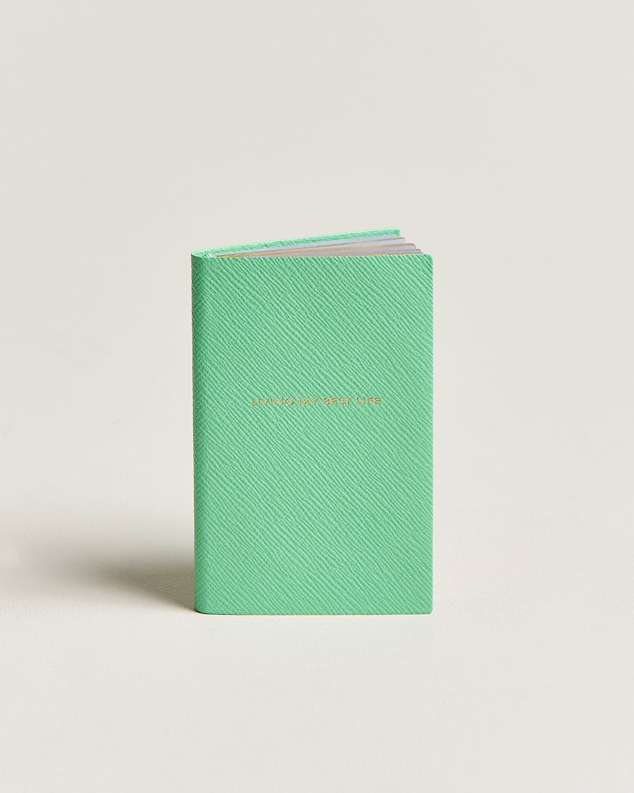 Smythson, Office, Smythson Of Bond Street Inspiration And Ideas Bright  Green Panama Notebook
