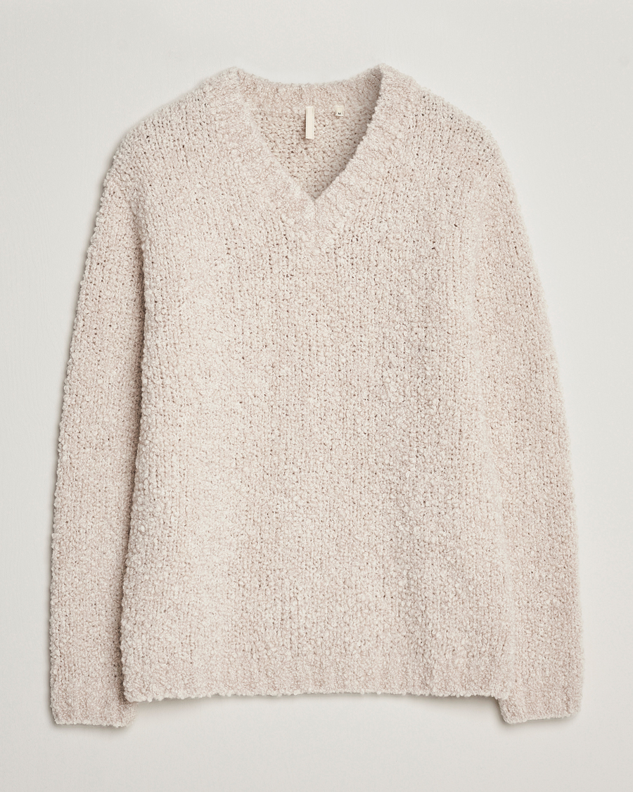 White deals boucle sweater