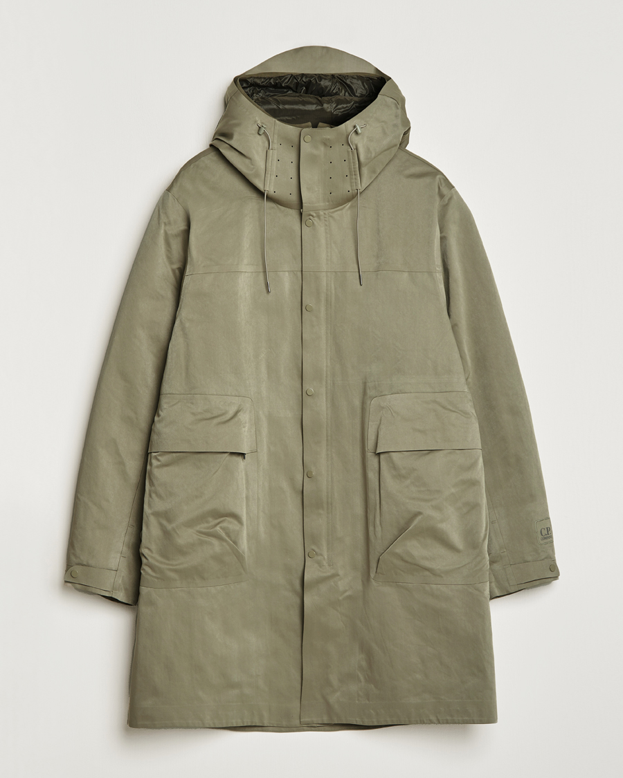 Men | Coats & Jackets | C.P. Company | Metropolis A.A.C. Two in One Down Parka Olive