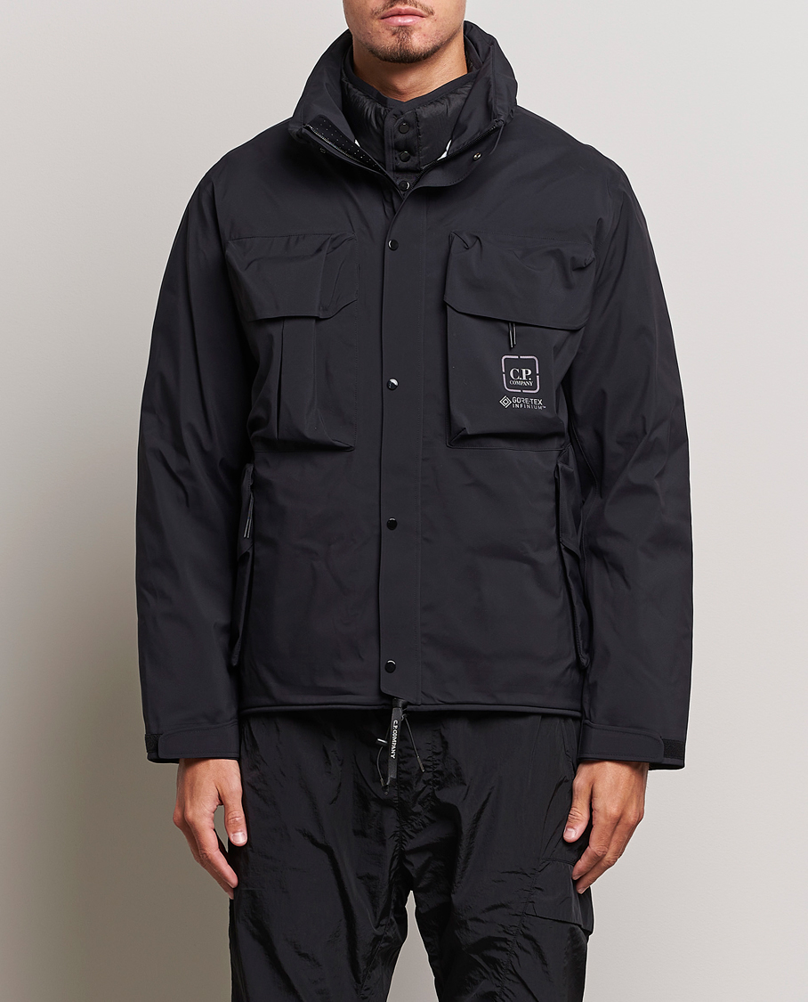 C.P. Company Metropolis Two in One Padded GORE-TEX Jacket Black at
