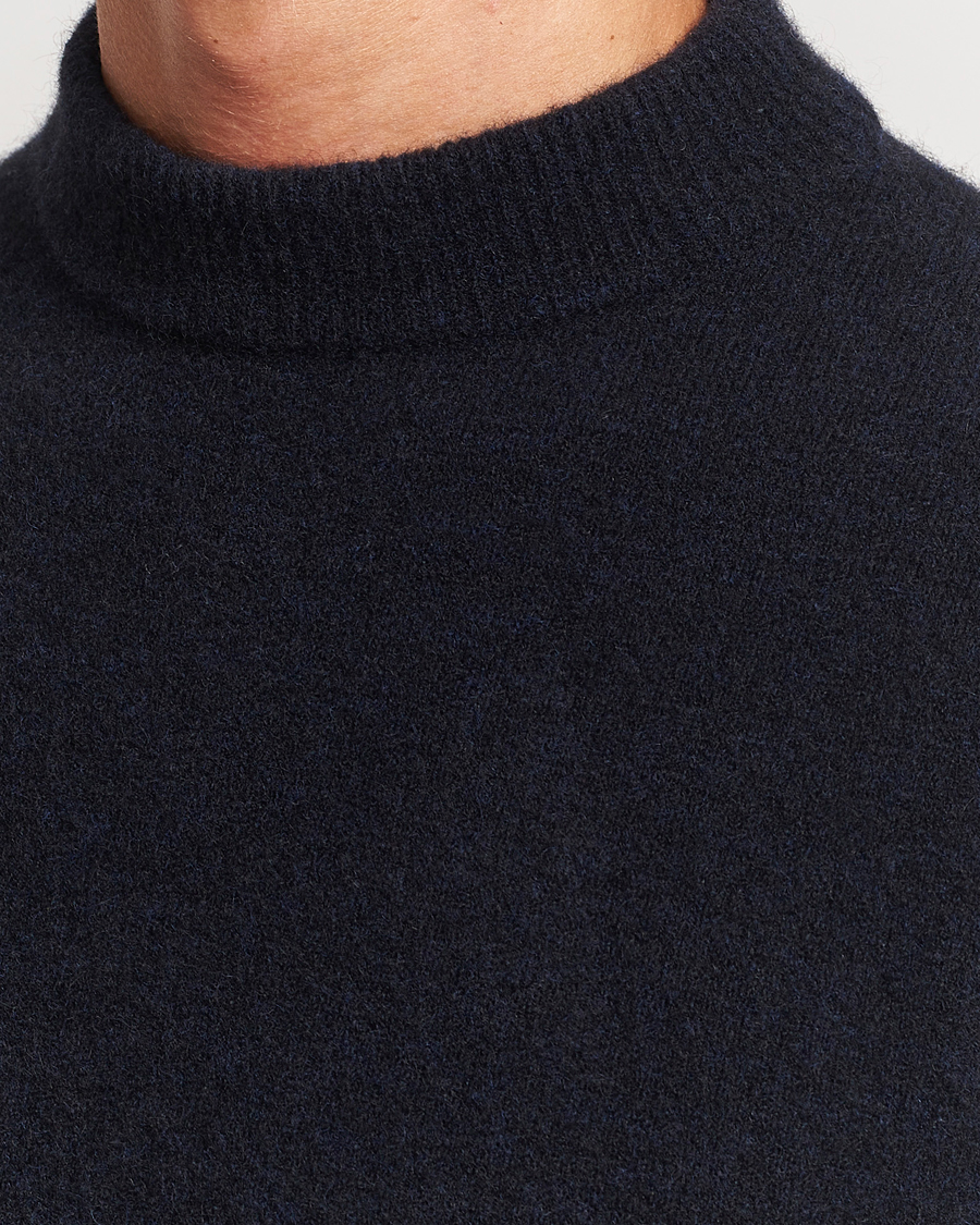 Filippa K Johannes Yak Knitted Sweater Dark Navy at CareOfCarl.com