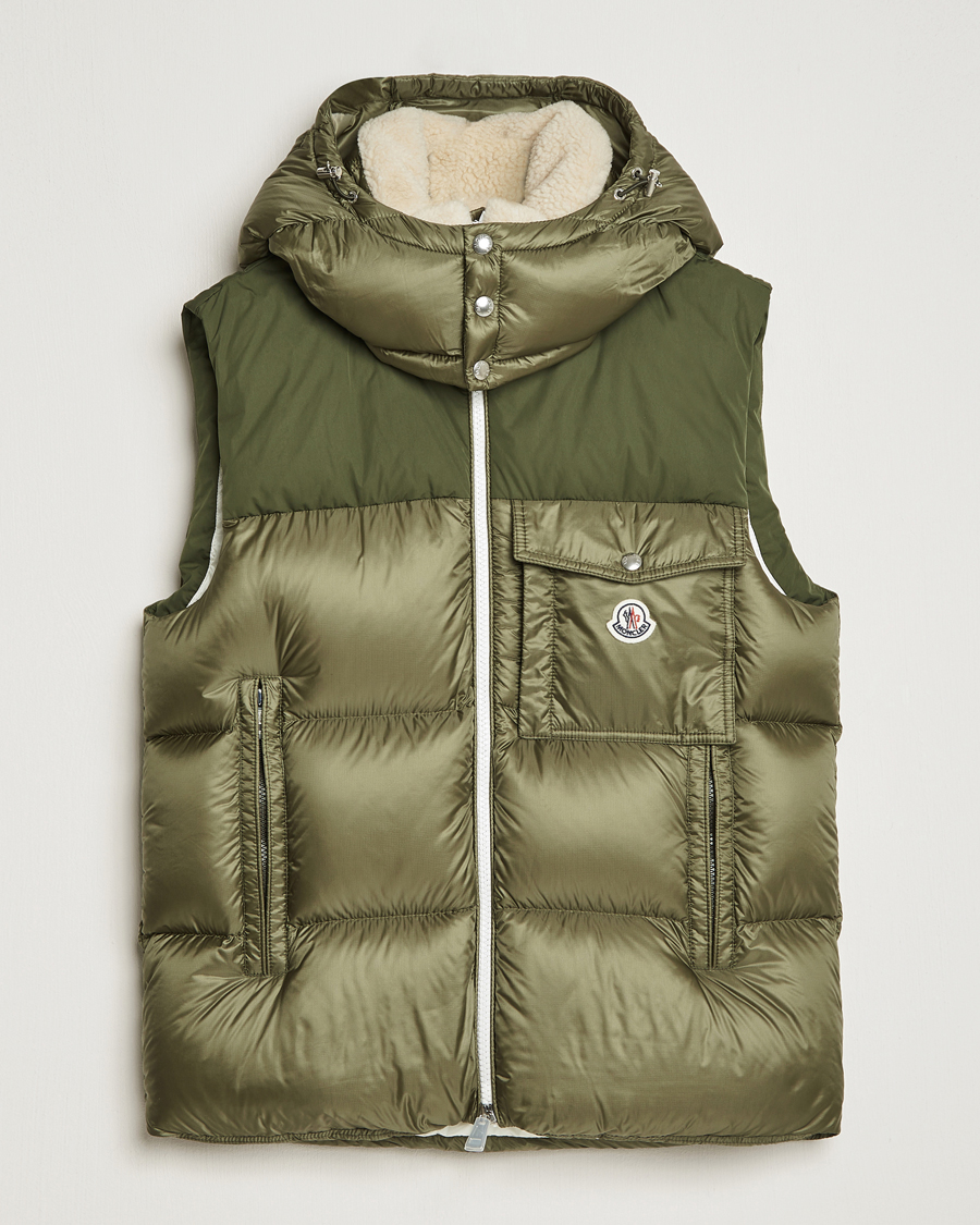 Khaki moncler hot sale jacket mens