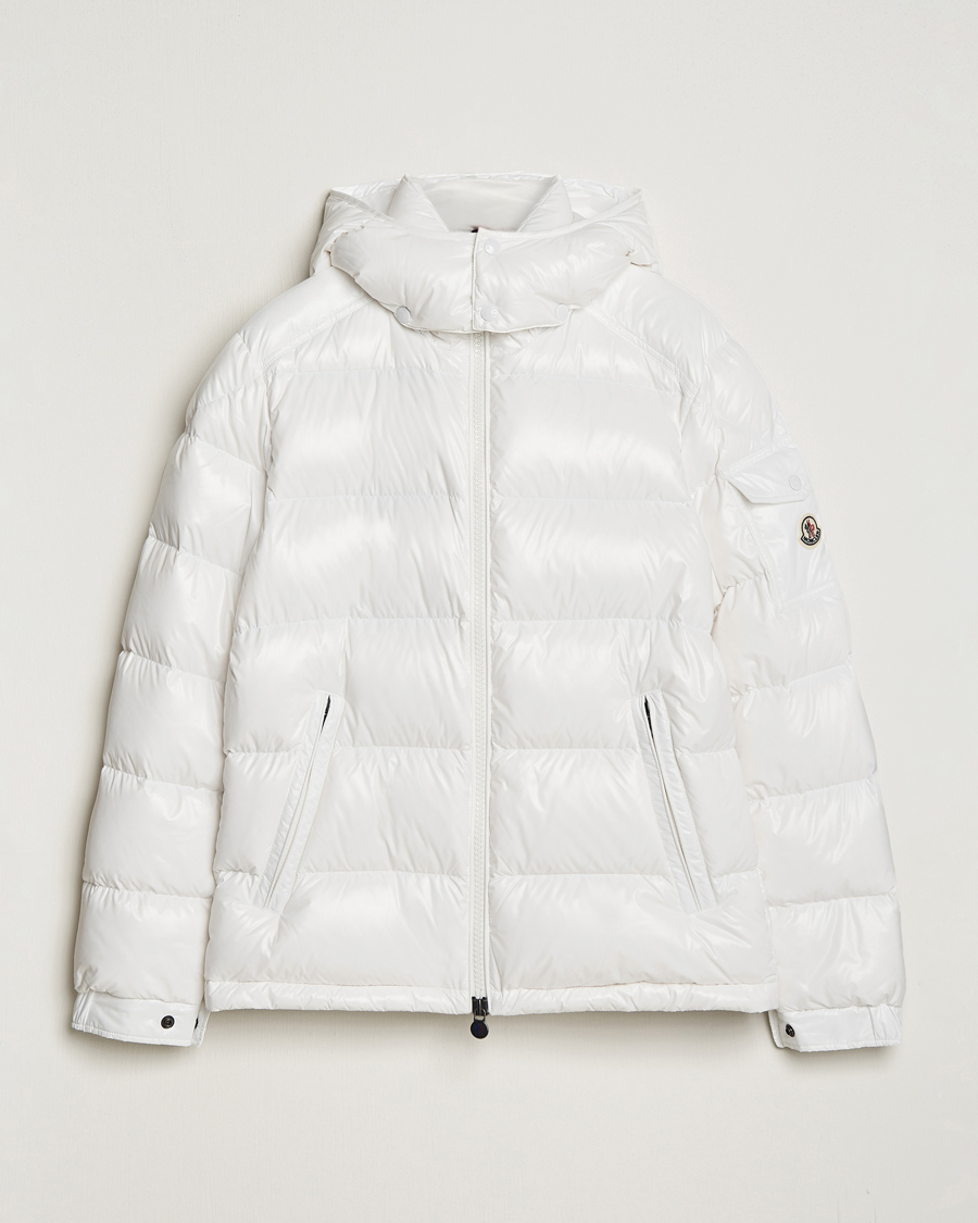 Moncler white outlet jacket