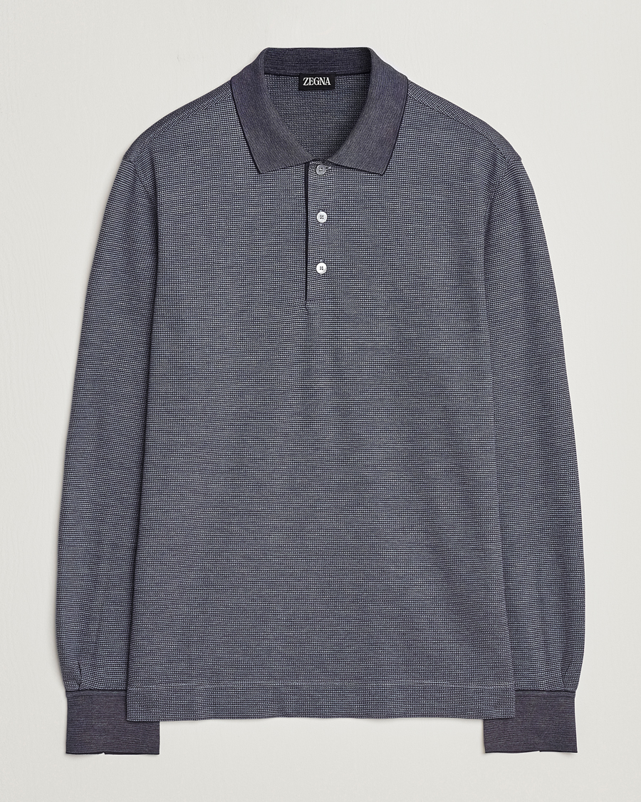 Ermenegildo zegna long sleeve polo on sale