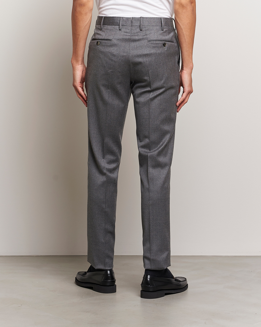 Grand Le Mar  Grey Flannel Gurkha Trousers