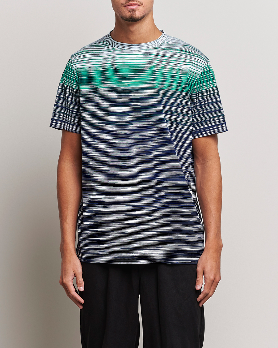 Missoni Space Dyed Degrade T-Shirt Blue/Green at CareOfCarl.com