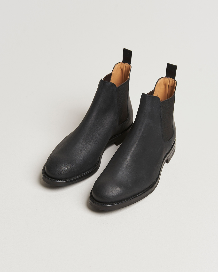 Sanders Liam Chelsea Boot Black Calf at CareOfCarl.com