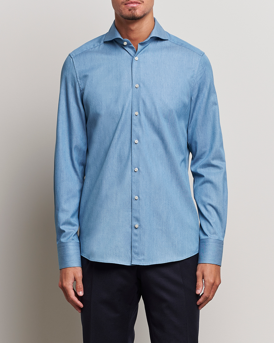 Finamore sales denim shirt