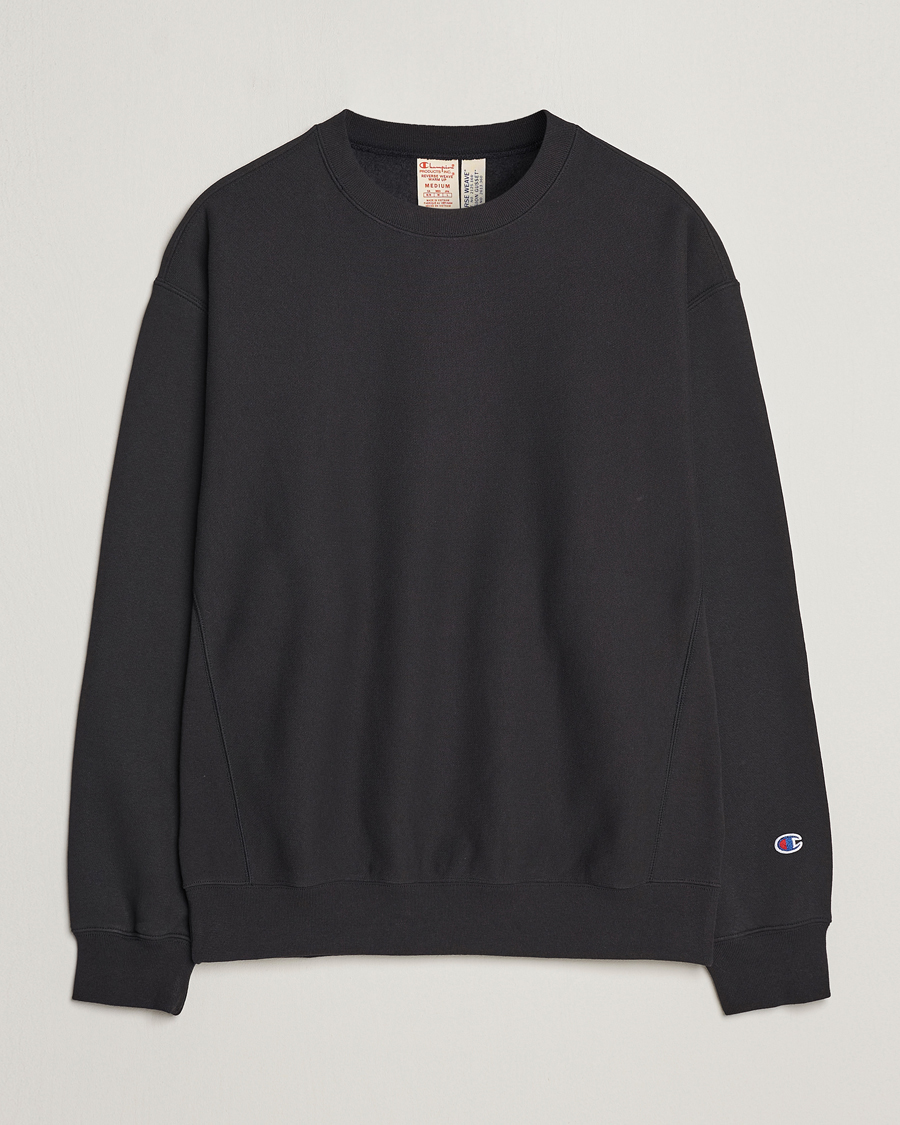 Champion Reverse Weave Soft Fleece Sweatshirt Black Beauty at