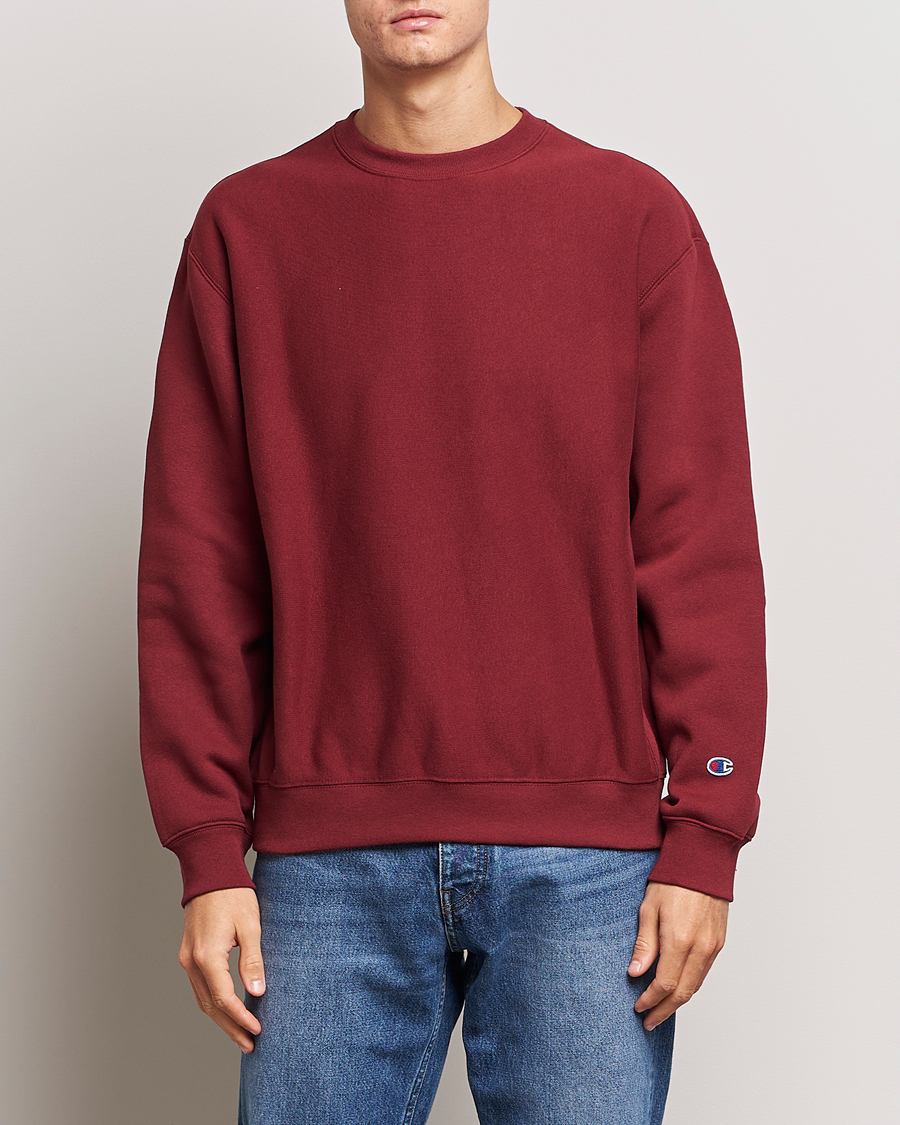 Red champion clearance crewneck mens