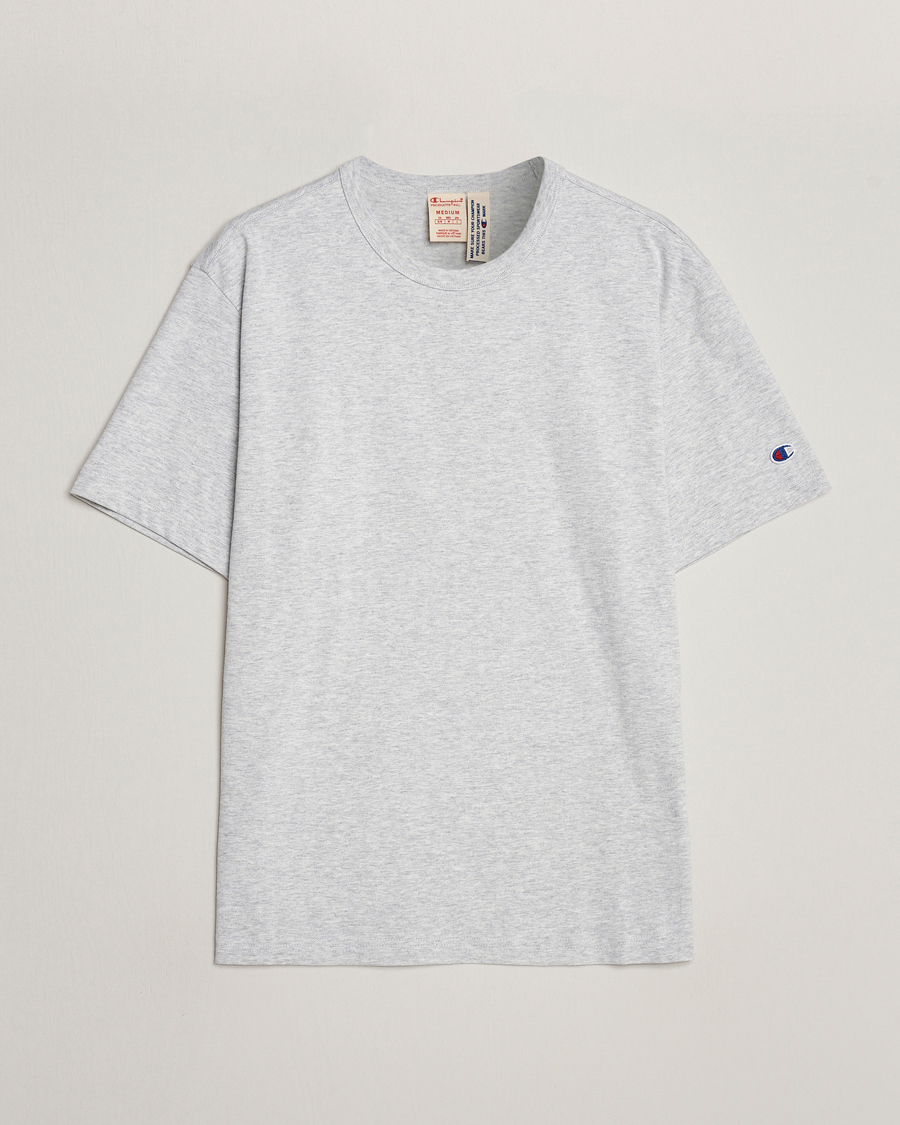 Champion Jersey Crew Neck T shirt Grey Melange at CareOfCarl