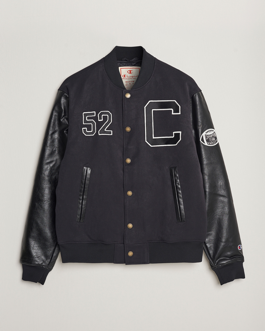 Champion shop leather jacket