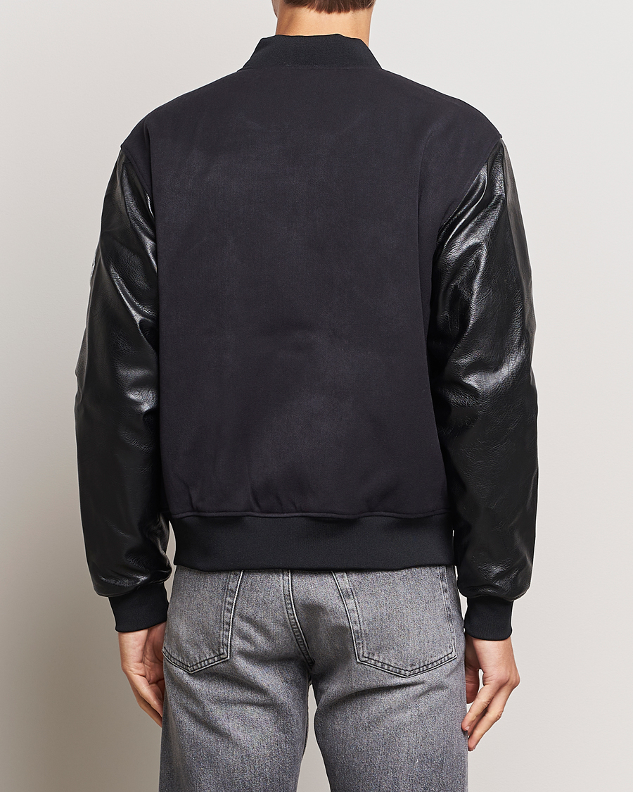 Champion bomber jacket outlet black