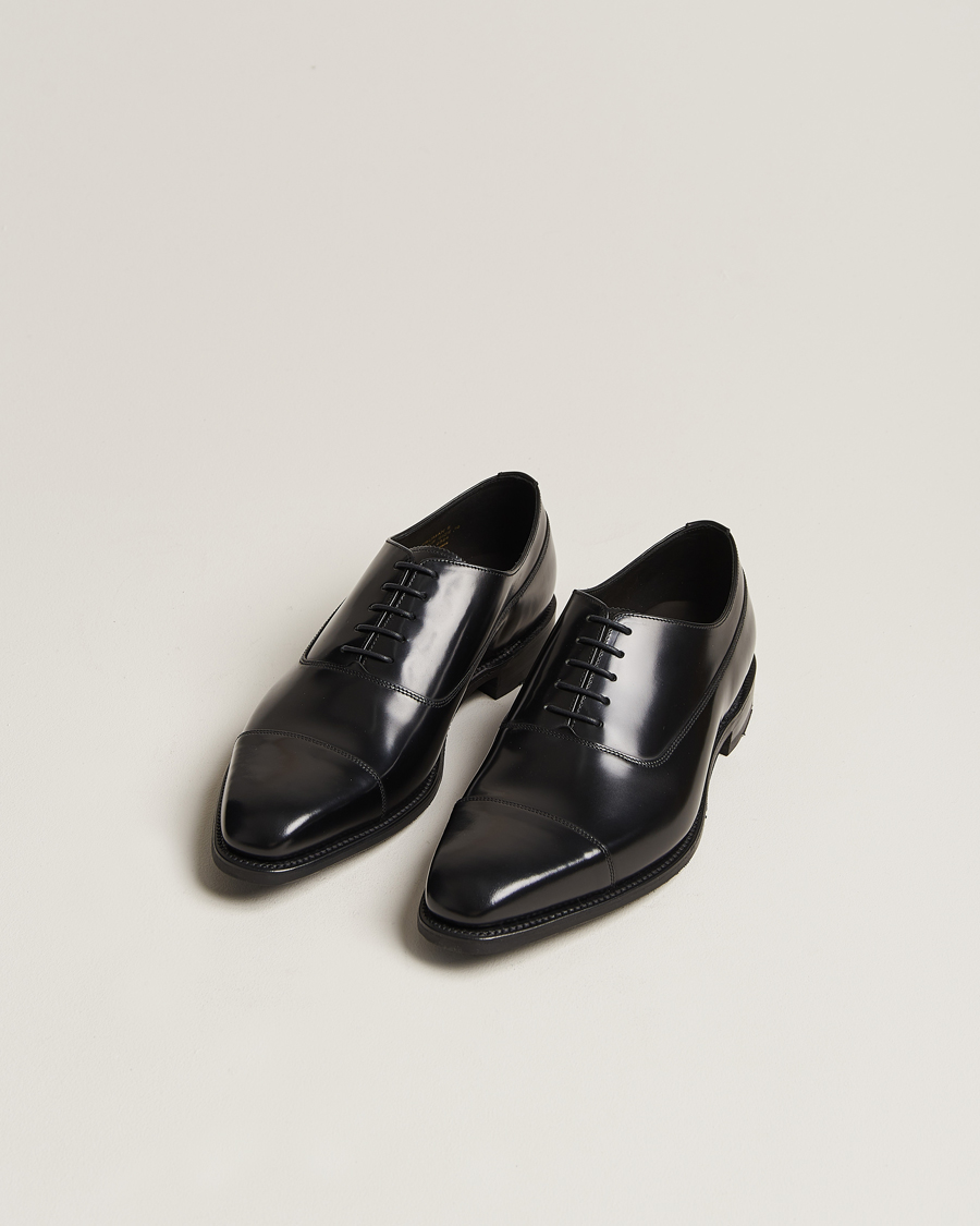 John Lobb City II Oxford Black Calf at CareOfCarl.com