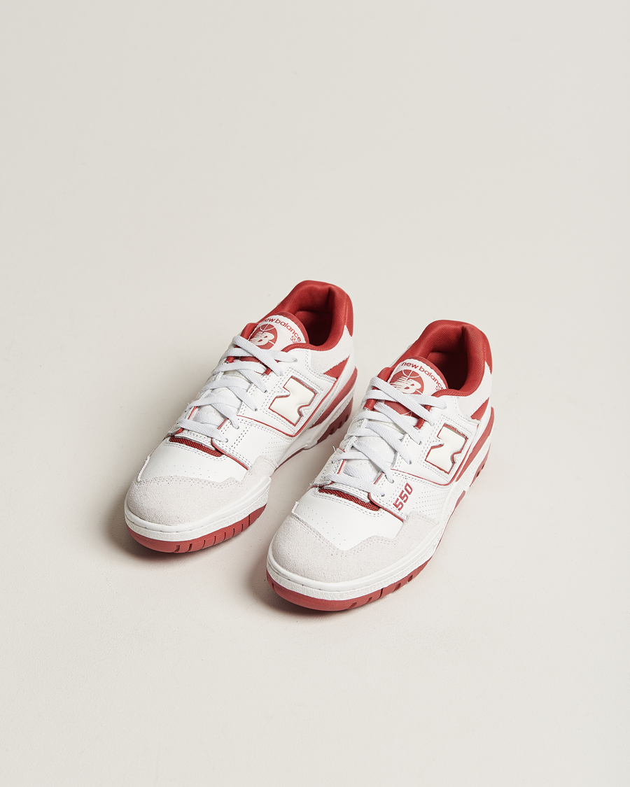 Red white clearance new balance