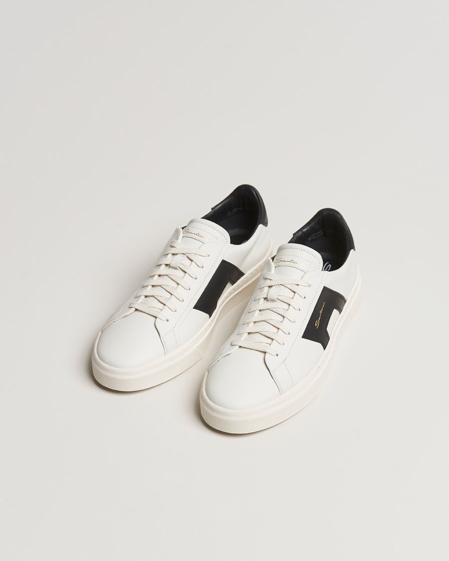 Santoni hot sale sneakers white