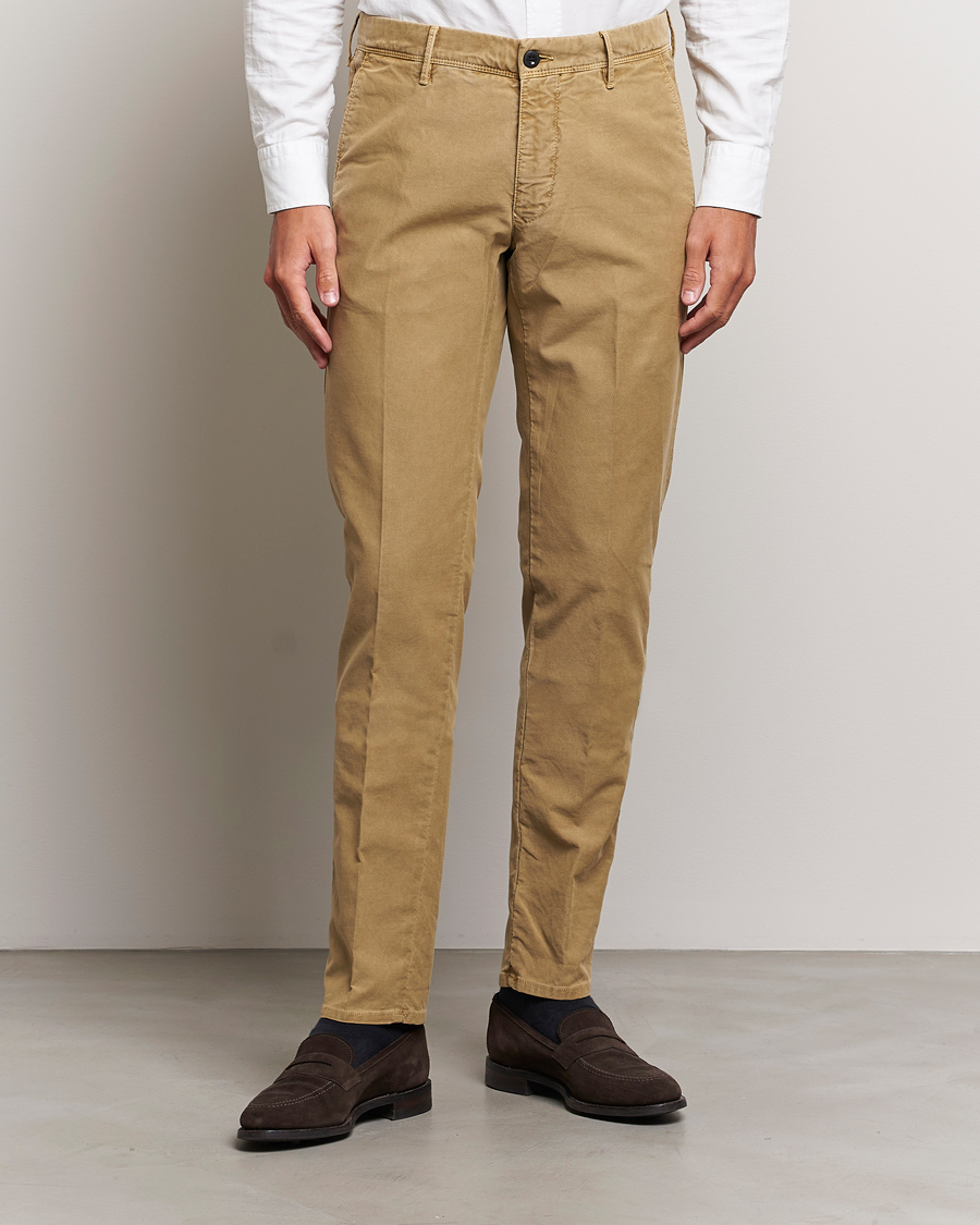 NN07 Marco Slim Fit Stretch Chinos Khaki at CareOfCarl.com