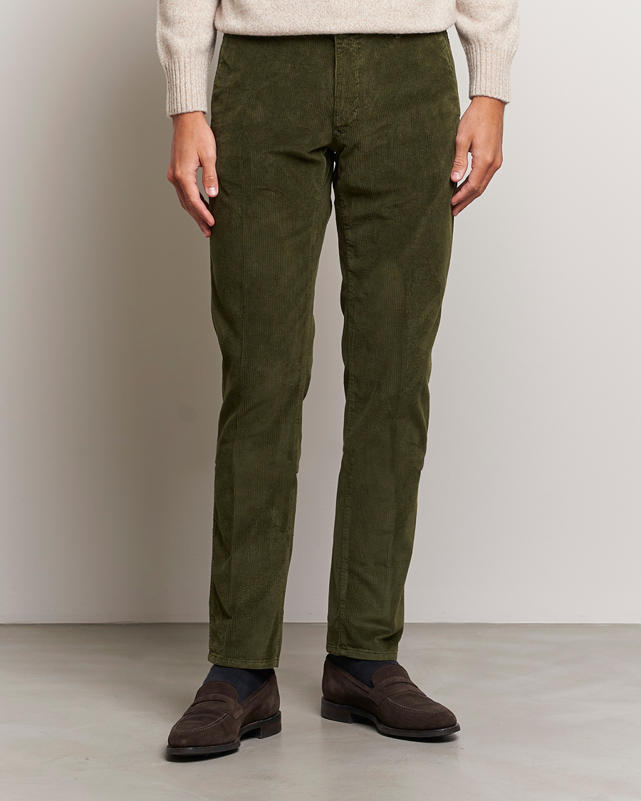 Men Cordings Green Corduroy Trousers Size 42 New | eBay