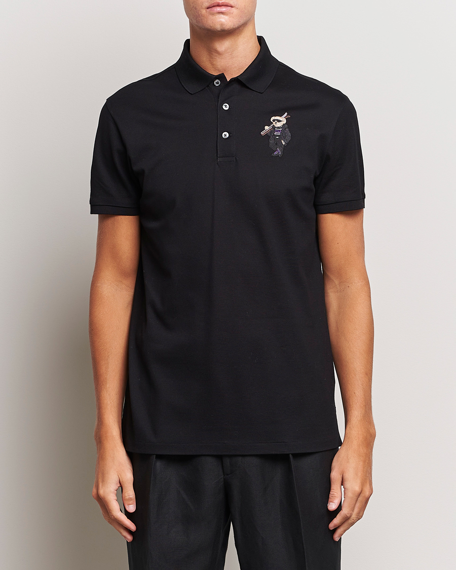 Black label polo outlet shirt