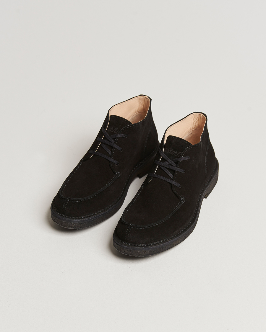 Astorflex Markflex Lined Chukka Boot Black Suede at CareOfCarl