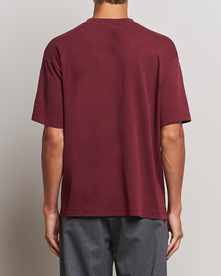 Men | T-Shirts | Drôle de Monsieur | Classic NFPM T-Shirt Wine