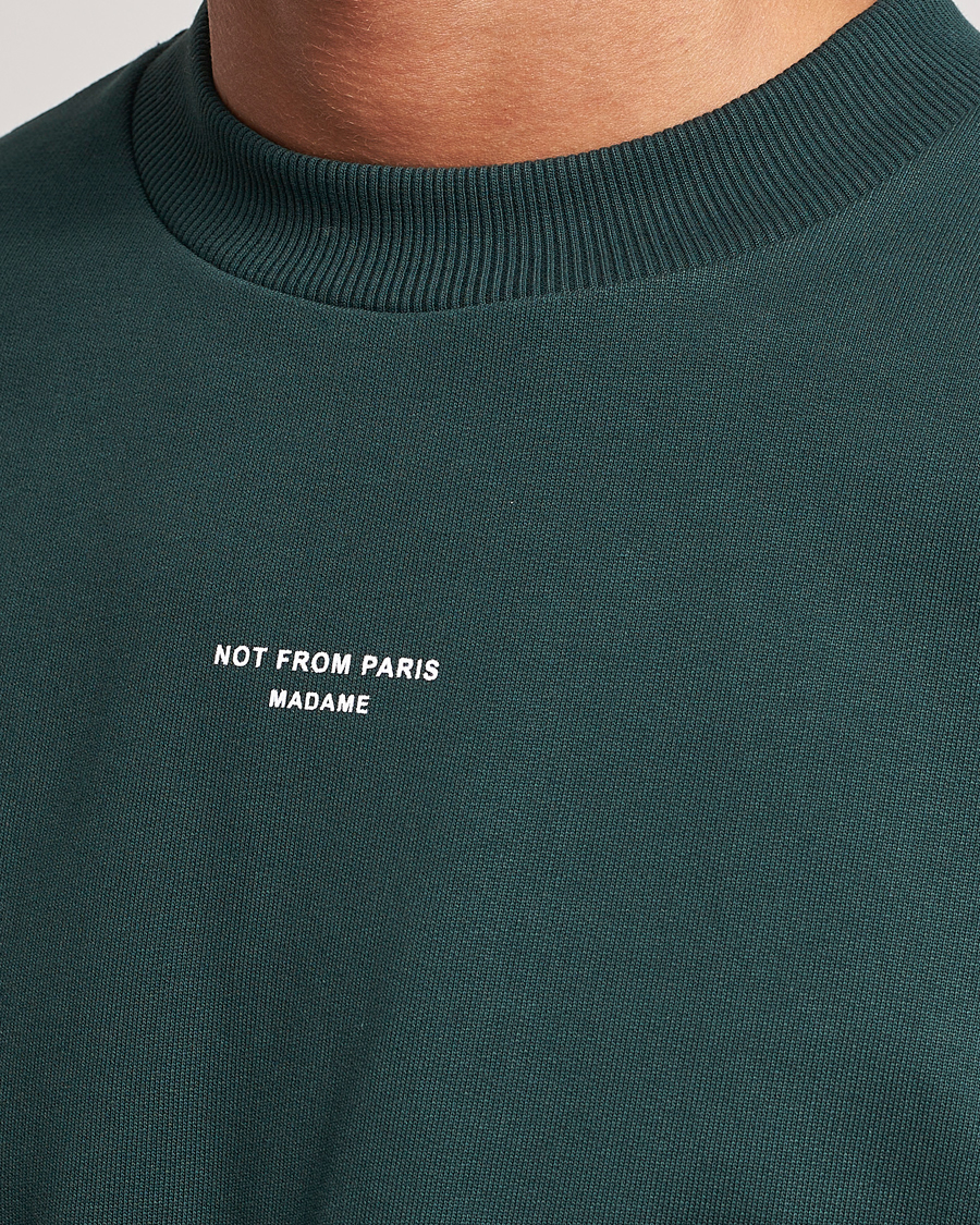Men | Sweaters & Knitwear | Drôle de Monsieur | Classic NFPM Sweatshirt Dark Green