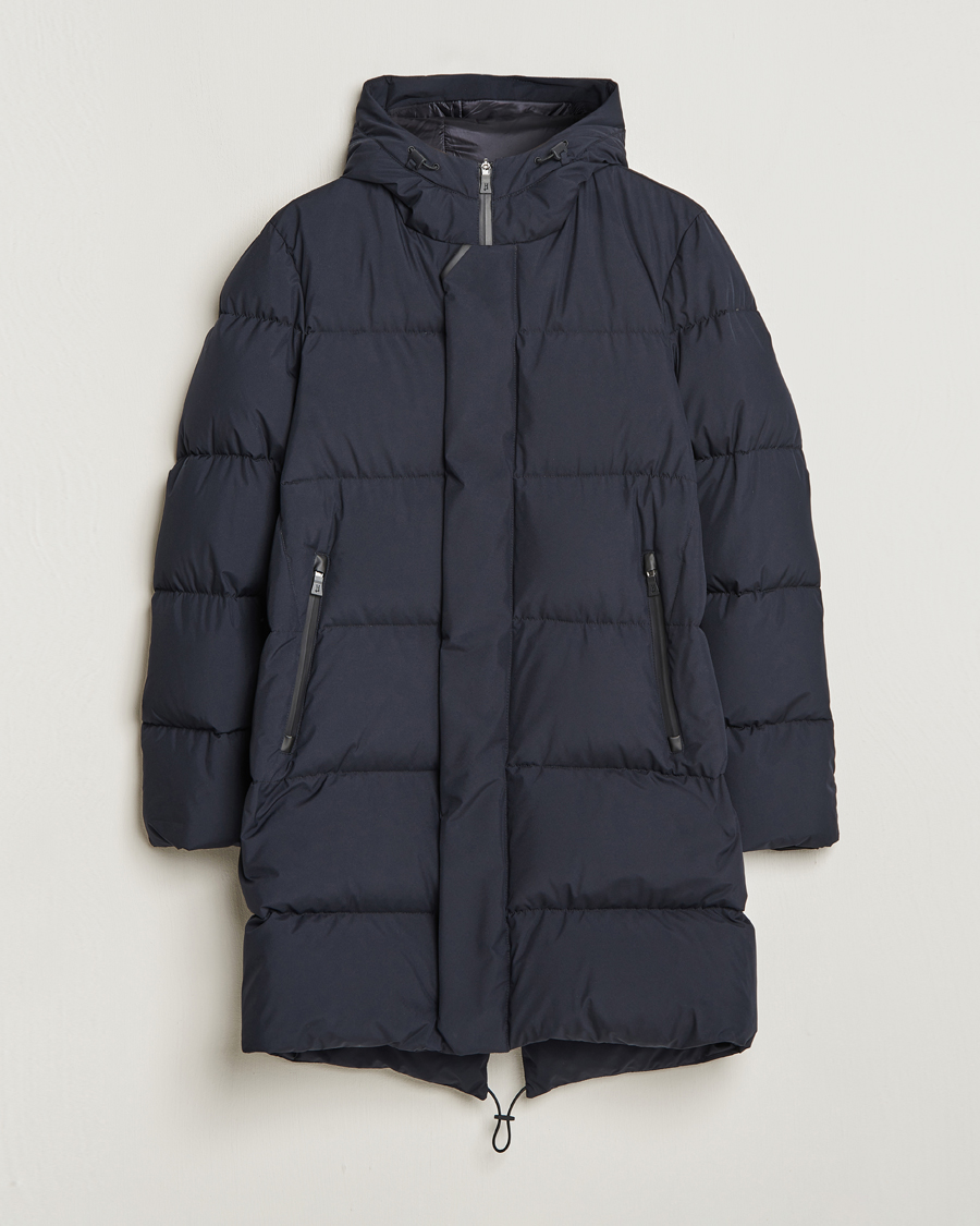 Herno Laminar Down Parka Navy at CareOfCarl.com