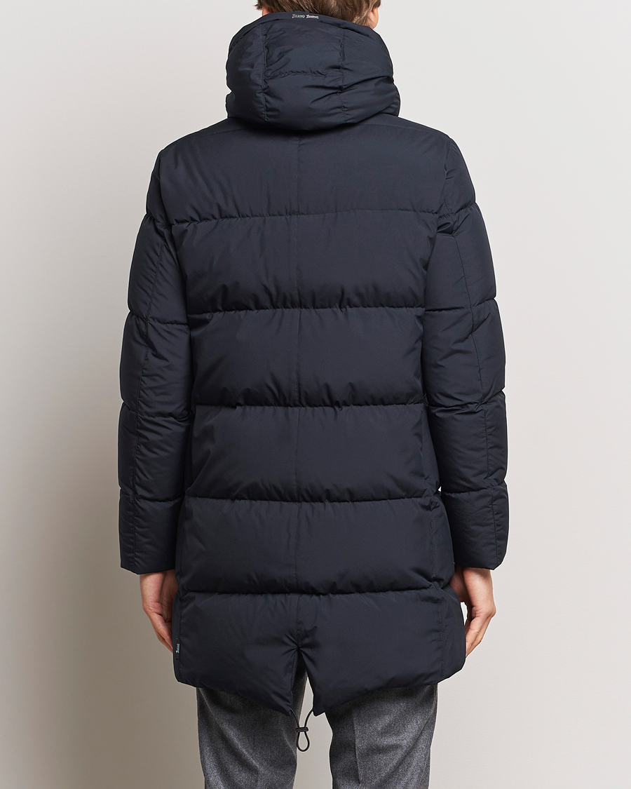 Herno Laminar Down Parka Navy at CareOfCarl.com