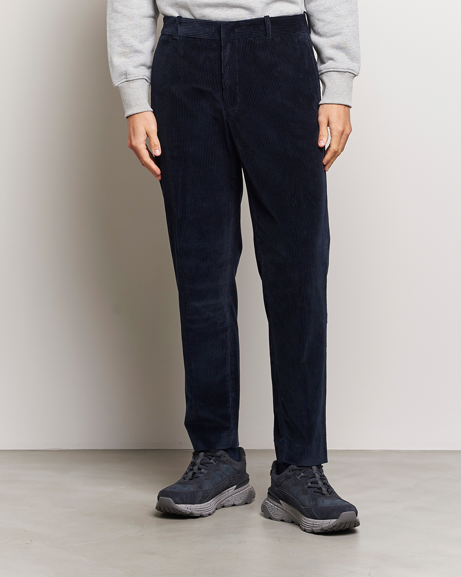 Men | Trousers | Moncler | Corduroy Pants Navy