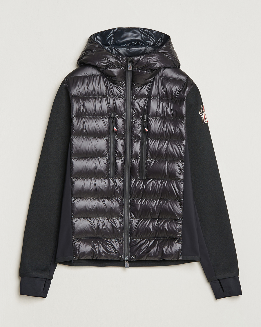 Moncler Grenoble Hybrid Zip Cardigan Black at CareOfCarl