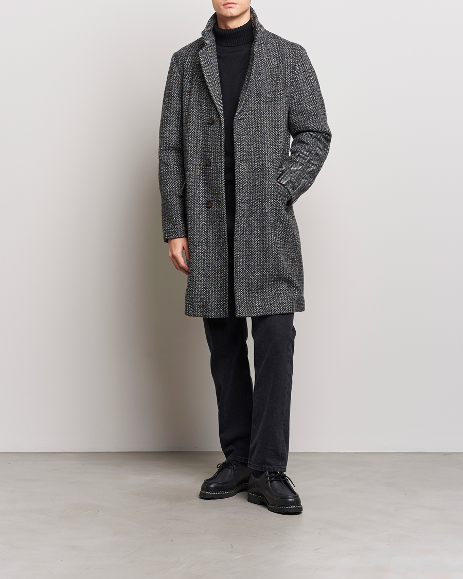 Herringbone on sale grey coat