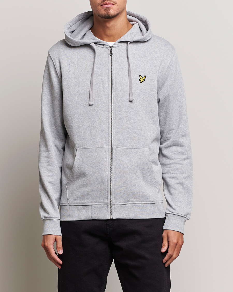 Lyle & Scott Pull Over Hoodie In Light Grey Marl – RD1 Clothing