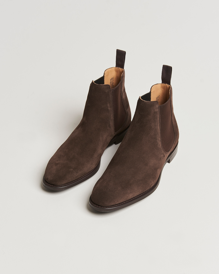 Santoni leather Chelsea boots - Brown