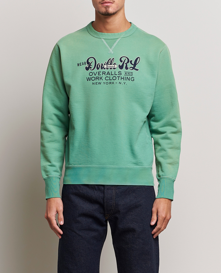 RRL Graphic Sweatshirt Turquoise at CareOfCarl.com