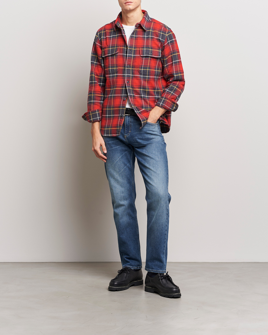 Vintage red hot sale mens shirts