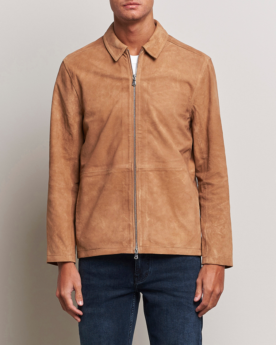 Jonah zip flat outlet suede leather jacket