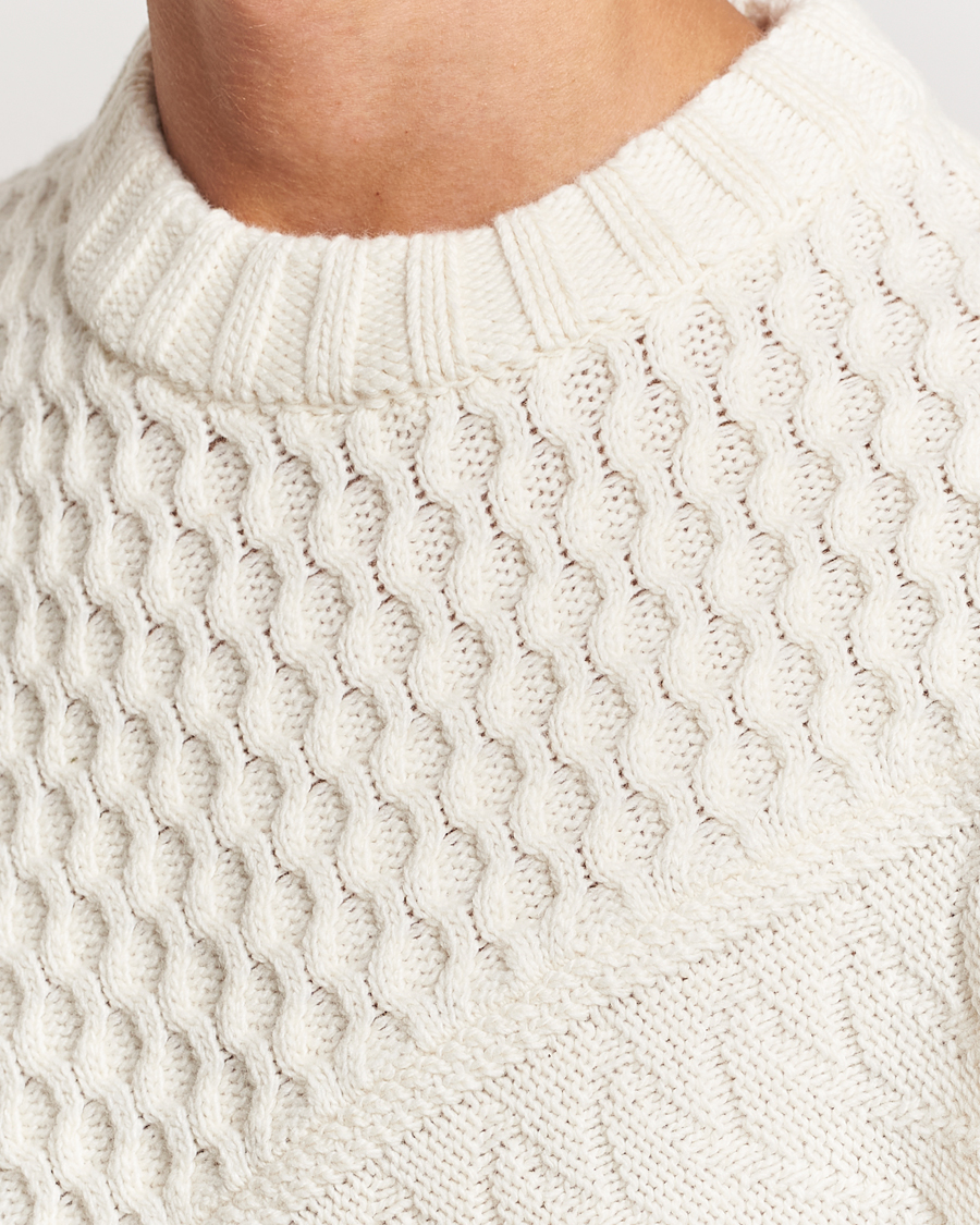 BOSS - Regular-fit sweater with cable-knit structure