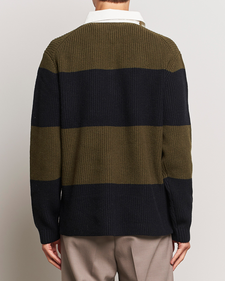 Men | Sweaters & Knitwear | J.Lindeberg | Larkspur Knitted Rugby Black