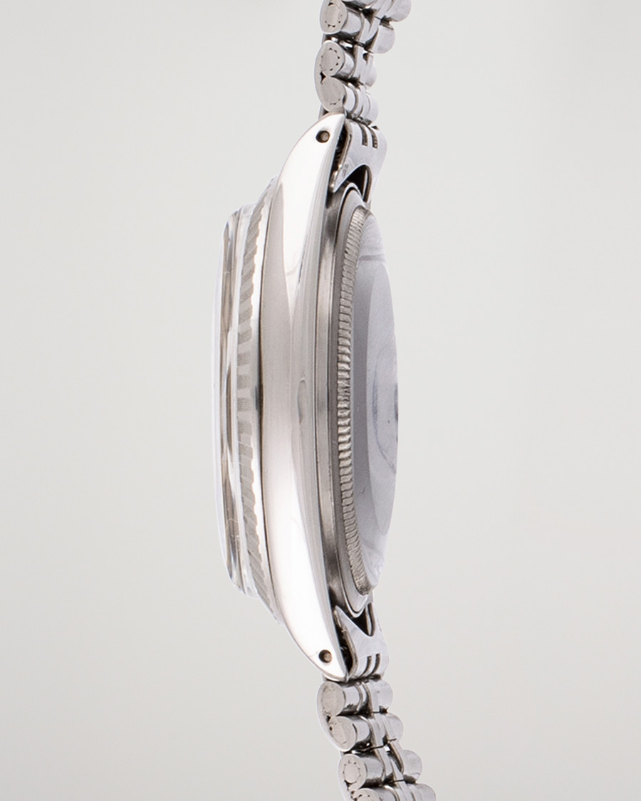 Men | Rolex Pre-Owned Datejust 1601-3 Oyster Perpetual Steel Black | Rolex Pre-Owned | Datejust 1601-3 Oyster Perpetual Steel Black