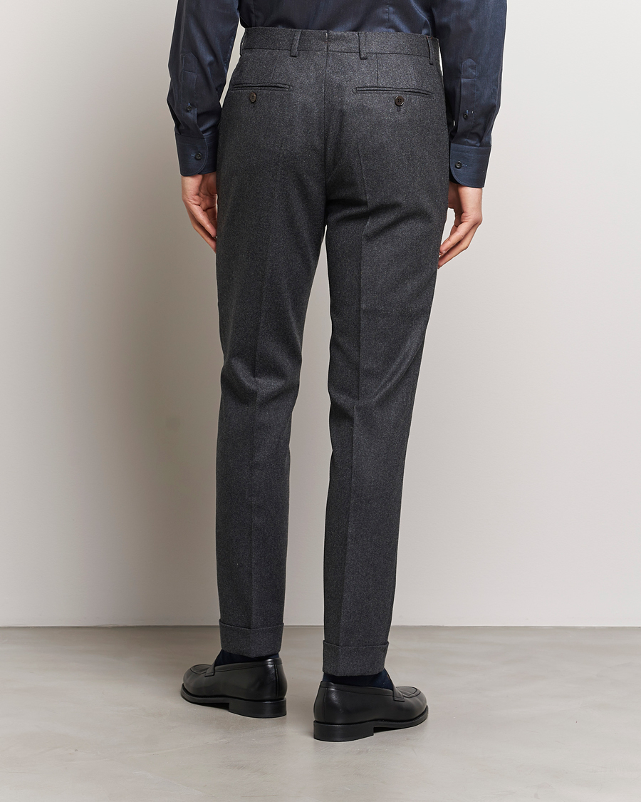Mid Grey Flannel Trousers – Anthony Sinclair