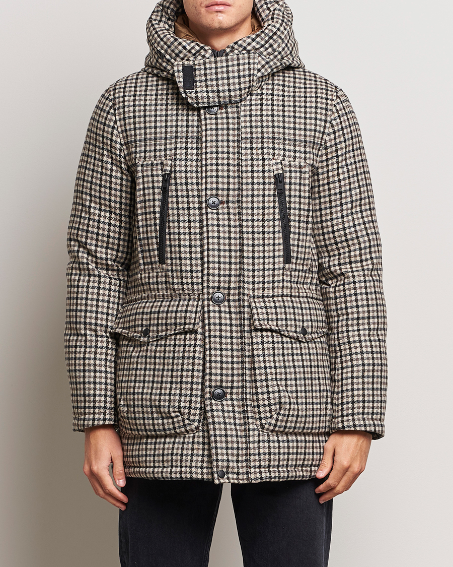 Woolrich Wool Arctic Parka Cream Check at CareOfCarl.com