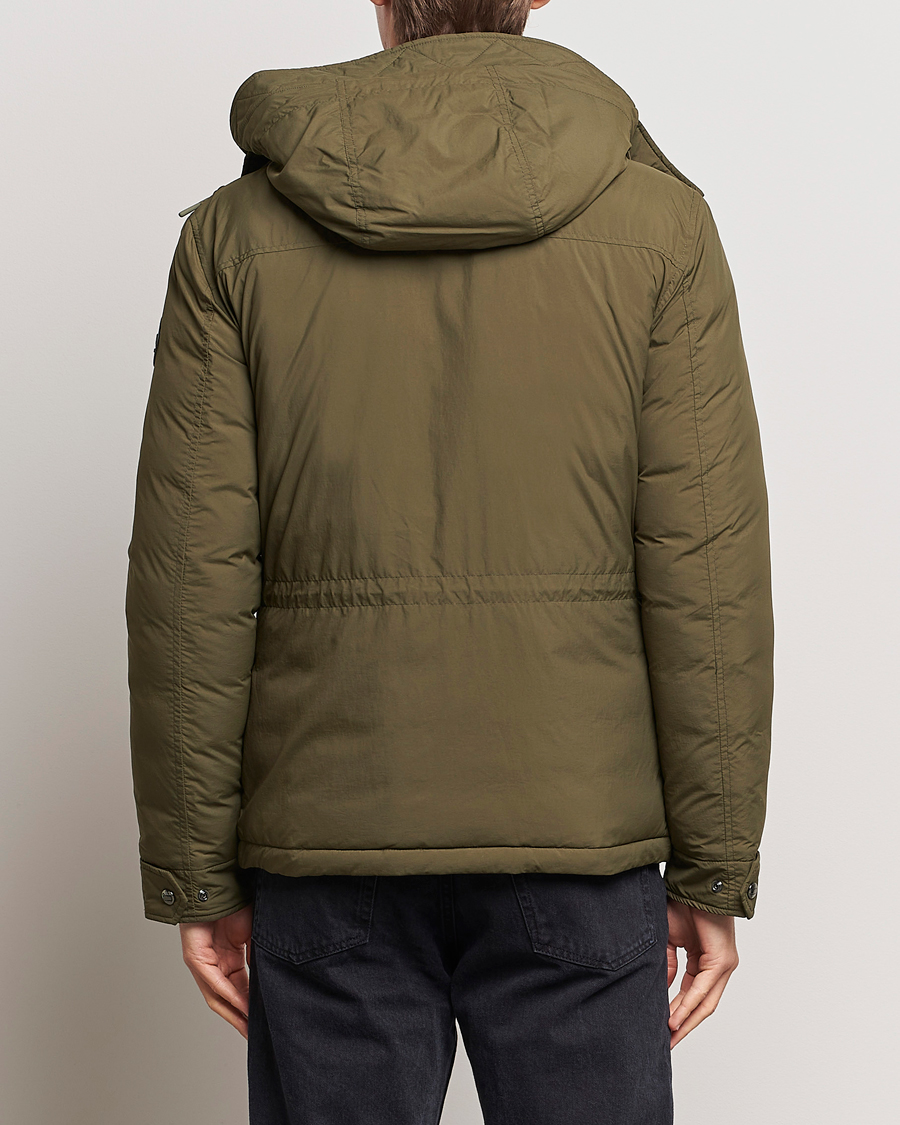 Woolrich Aleutian Padded Field Jacket Dark Green at CareOfCarl.com