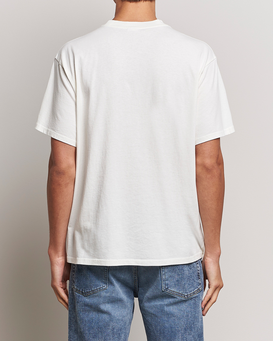 Nudie Jeans Koffe Future Crew Neck T-Shirt Off White at CareOfCarl.com