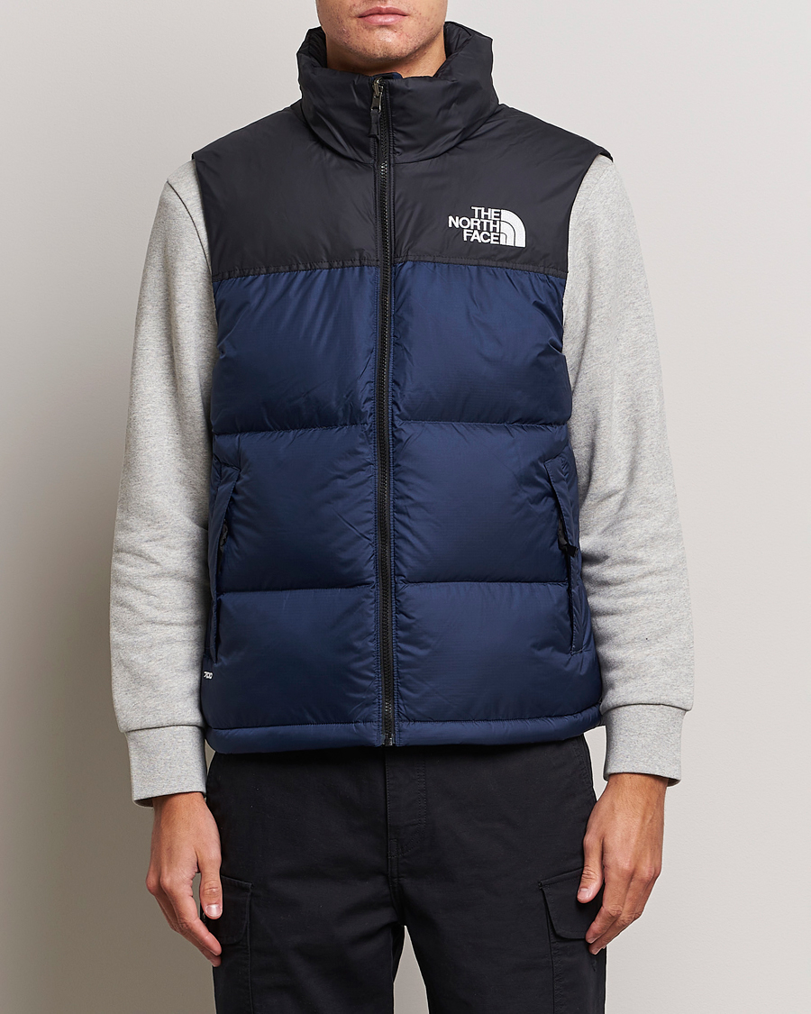 North face store navy vest