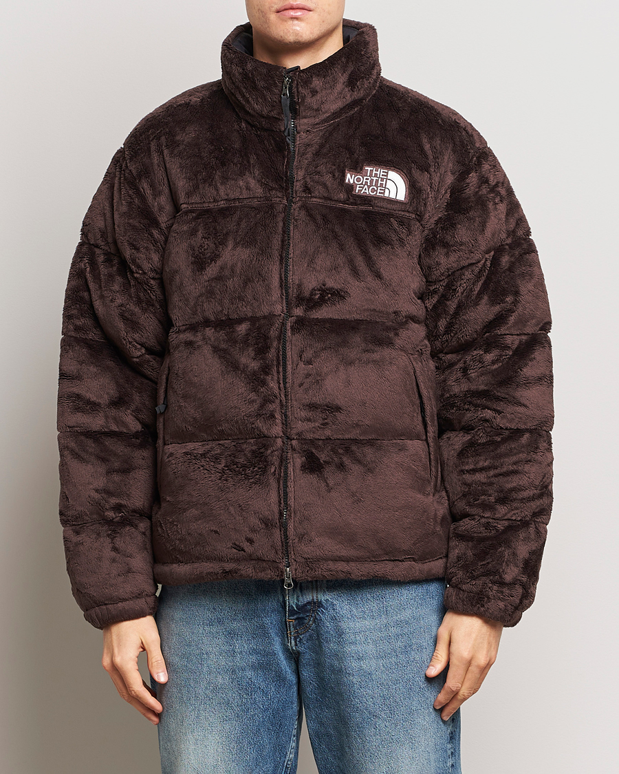 Brown north deals face fleece