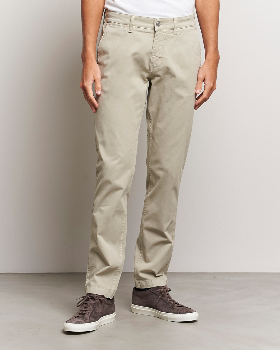 NN07 Marco Slim Fit Stretch Chinos Fog at CareOfCarl.com