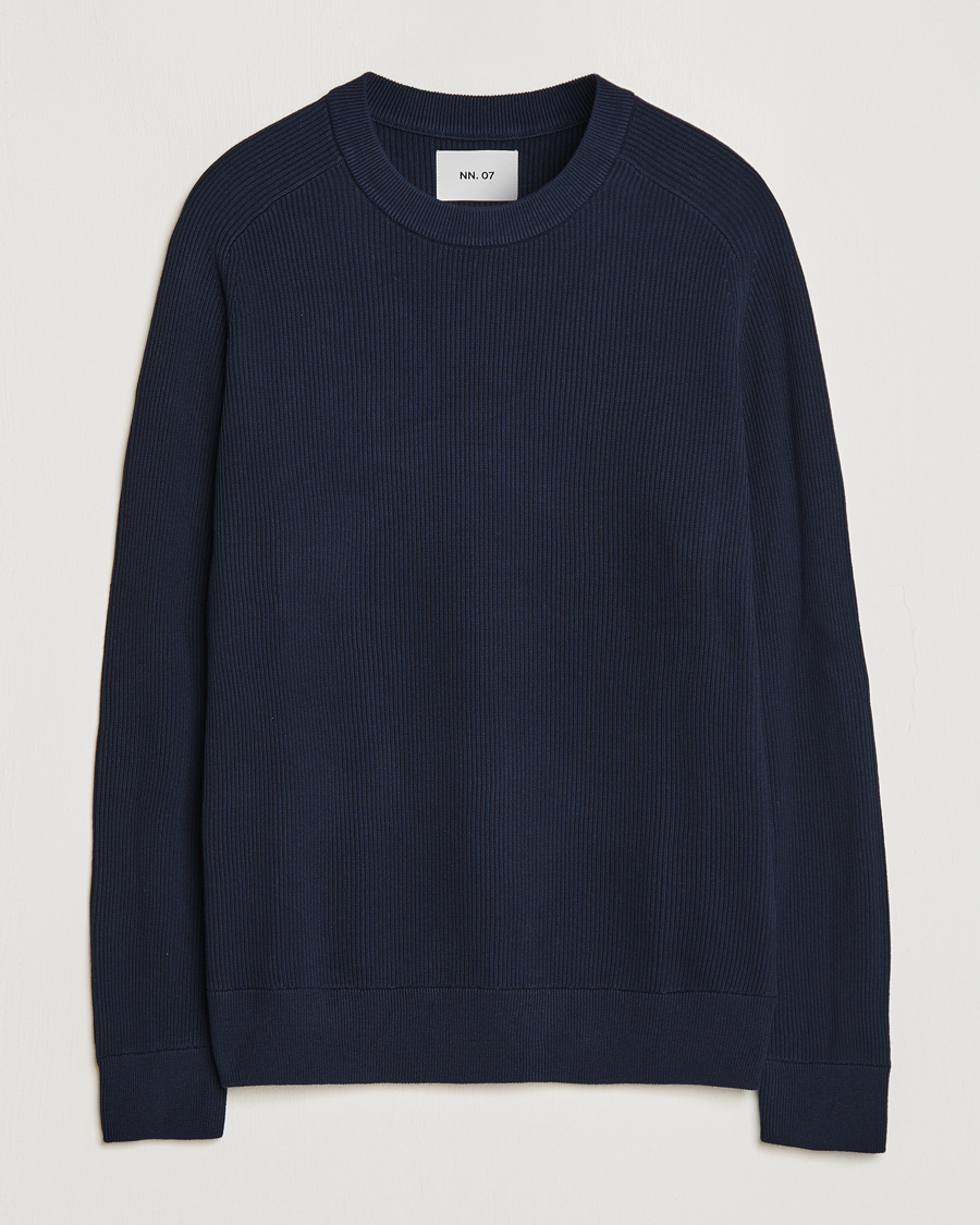 Dark blue shop knit sweater