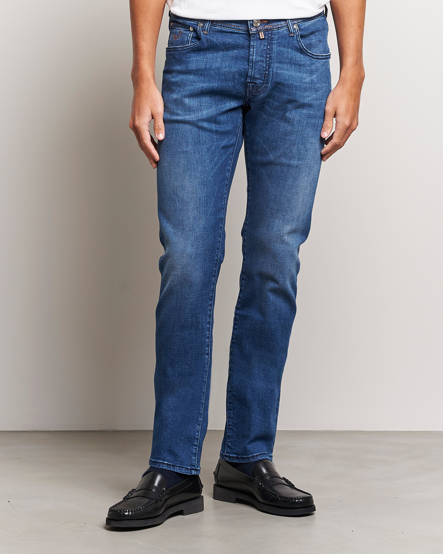 Jacob Cohën Nick Limited Edition Slim Fit Jeans Mid Blue at