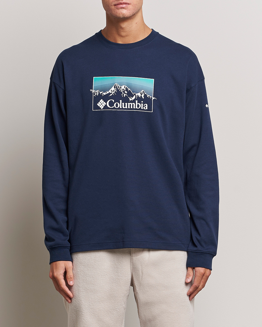 Columbia Duxbery Relaxed Long Sleeve T-Shirt Collegiate Navy at