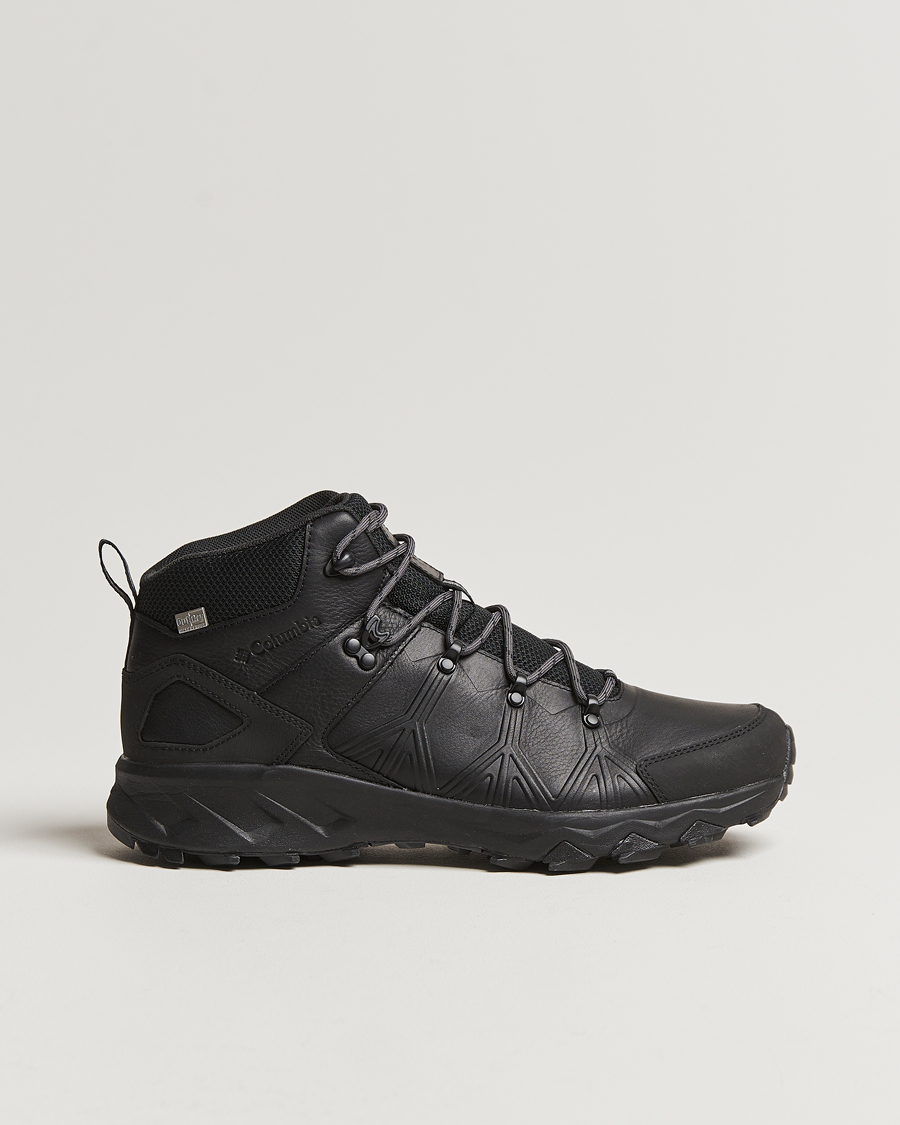 Columbia Peakfreak II Mid Outdry Leather Sneaker Black at